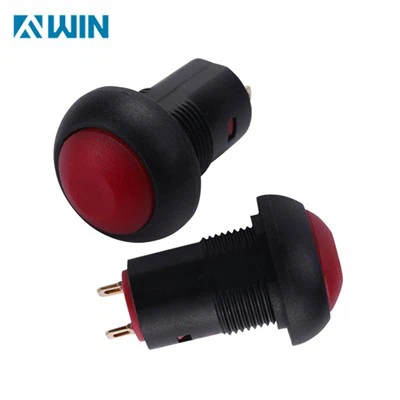 Sakelar Tombol Tekan Pengunci 12MM