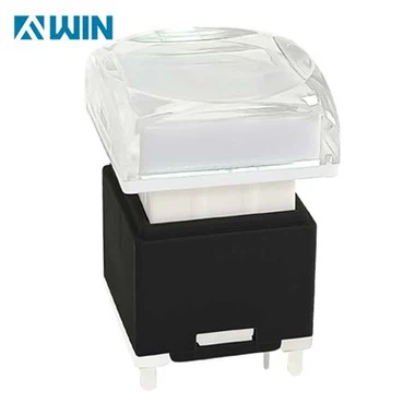 Tombol Tekan Diterangi Audio Persegi